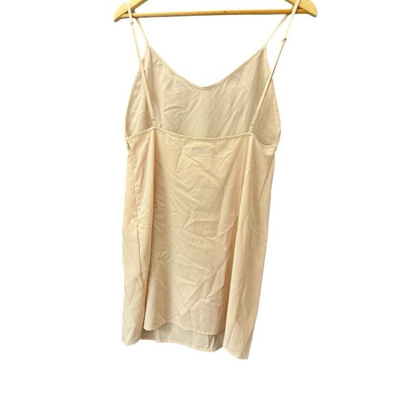 Magali Pascal Cream Camisole Flowy Spaghetti Straps Size Small Layering Tank - Picture 2 of 4